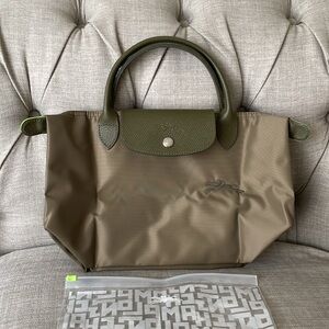 Longchamp small le pliage tote artichoke